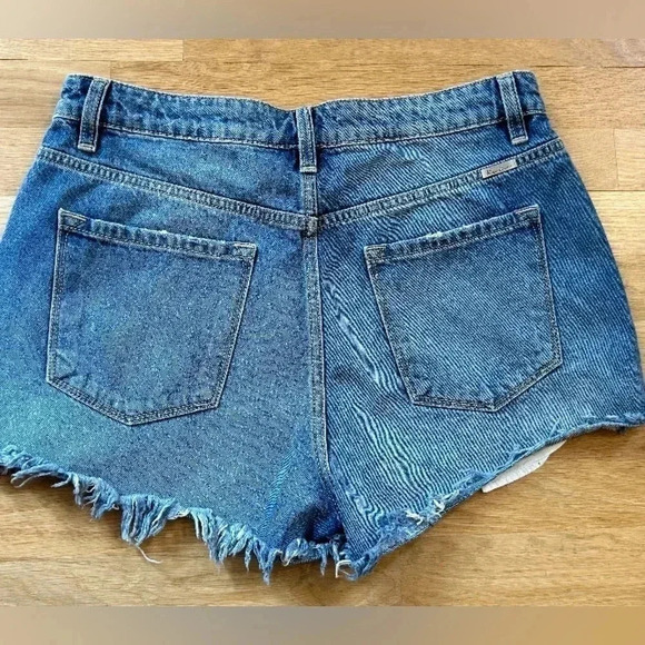 Kancan Ripped Jean Shorts - Picture 3 of 8